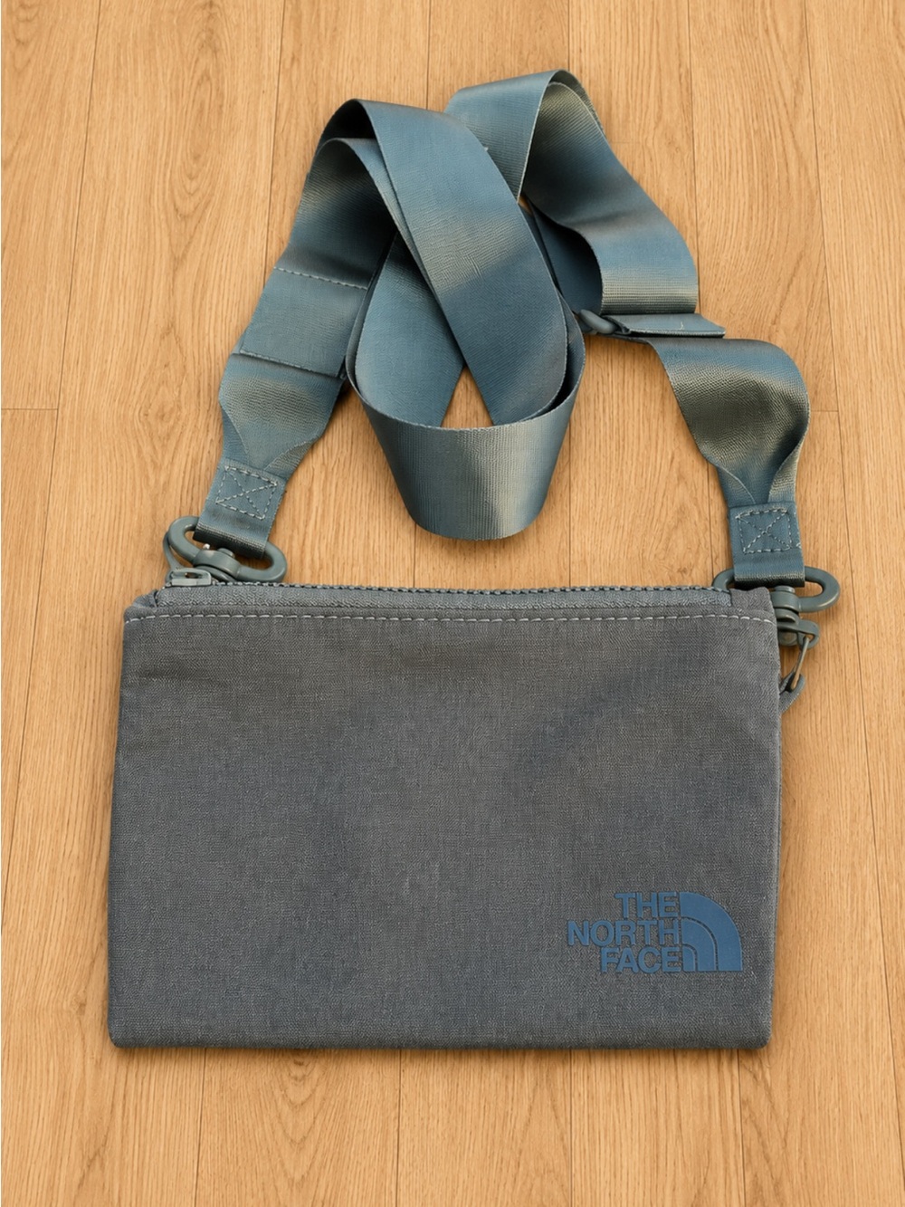 The North Face Gray Green Crossbody Bag Small Shoulder Bag